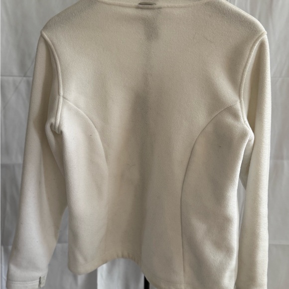 The North Face Women's White and Blue Teddy Jacket - Picture 6 of 7